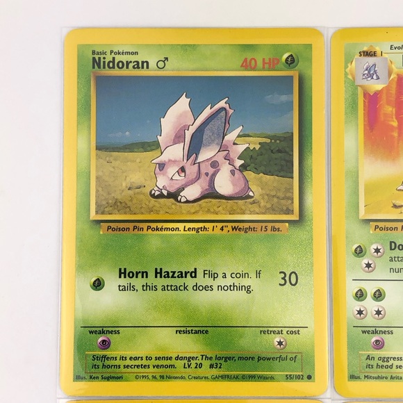 Pokemon Vintage Card Grass Type Lot B - Picture 2 of 10